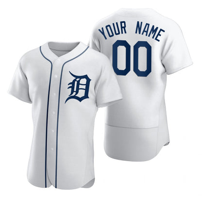 Custom Detroit Tigers White RONA 2020 Stitched Flex Base Jersey