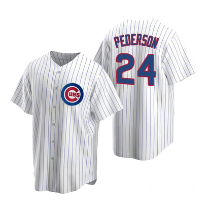 Chicago Cubs #24 Joc Pederson White RONA Replica Home Jersey