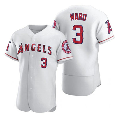Los Angeles Angels #3 Waylor Ward White RONA Flex Base Stitched Jersey