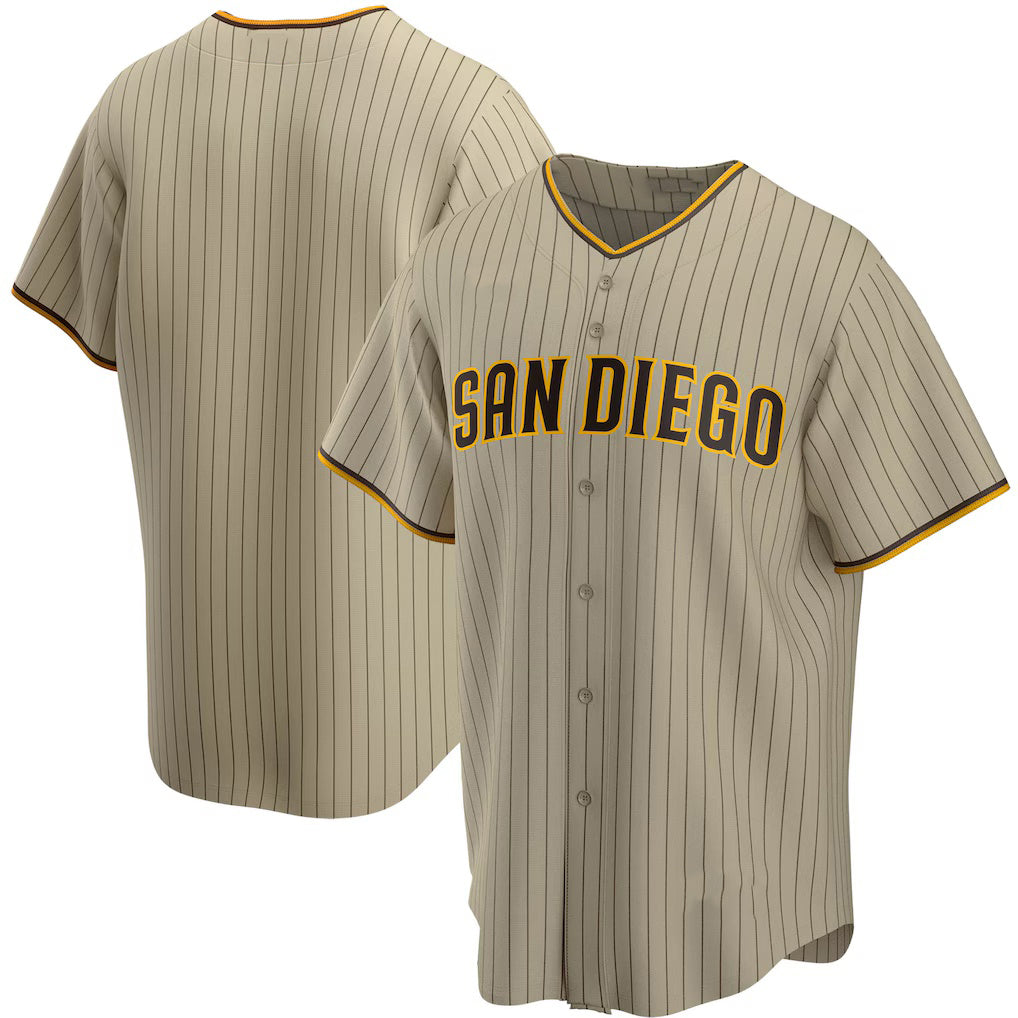 San Diego Padres Tan RONA Alternate Replica Team Jersey