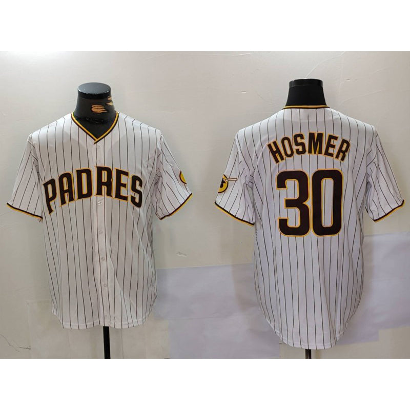 San Diego Padres #30 Eric Hosmer White RONA Stitched Cool Base Jersey 2
