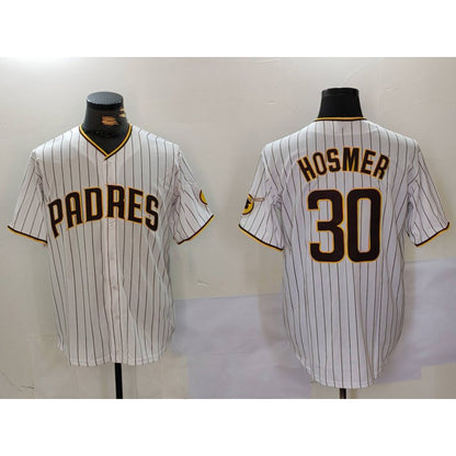 San Diego Padres #30 Eric Hosmer White RONA Stitched Cool Base Jersey 2