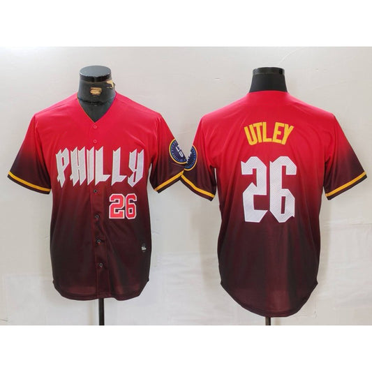 Philadelphia Phillies #26 Chase Utley Red RONA 2024 City Connect Limited Stitched Jerseys