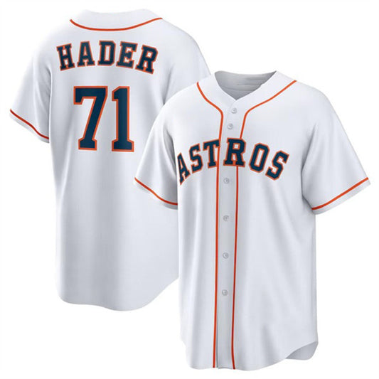 Houston Astros #71 Josh Hader White RONA Cool Base Stitched Jersey