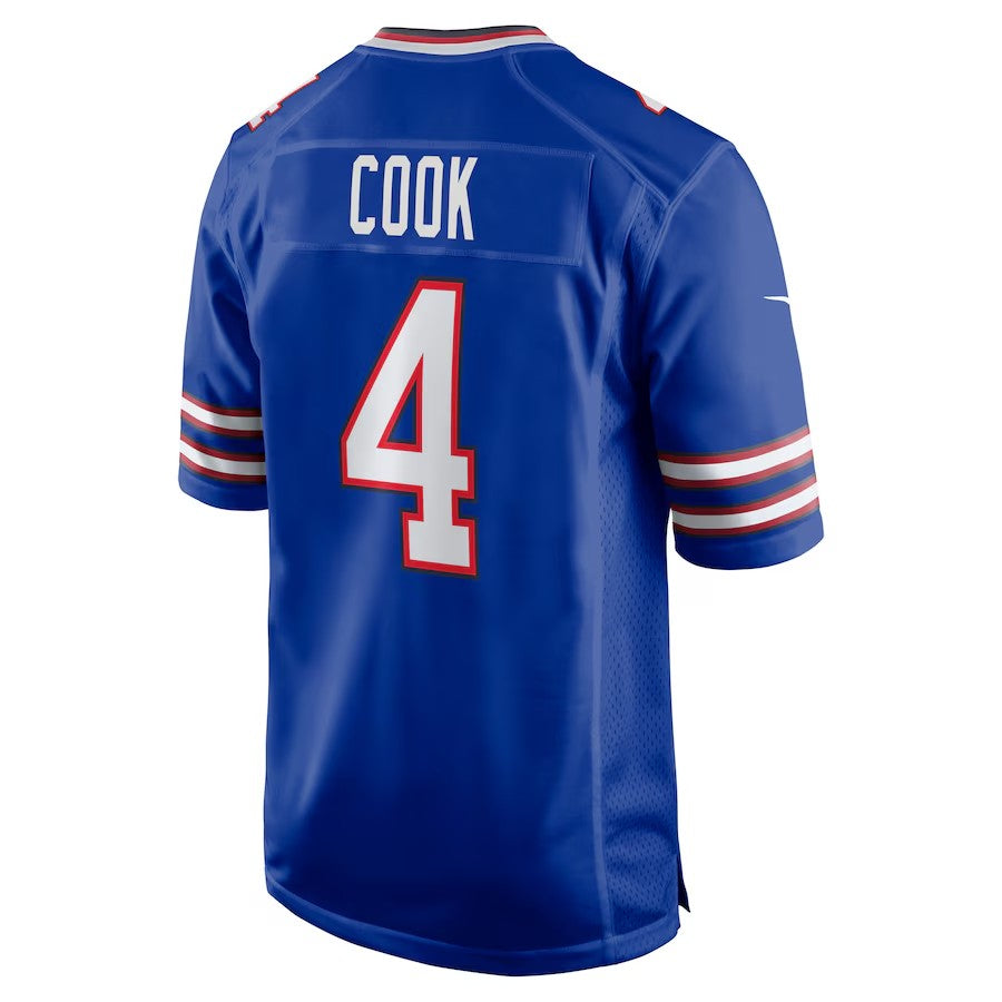 B.Bills #4 James Cook Royal RONA Team Game Jersey