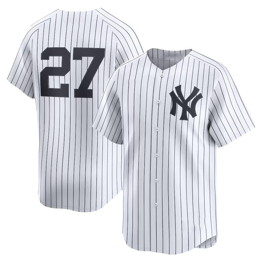 New York Yankees #27 Giancarlo Stanton White RONA Home Limited Player Jersey 2