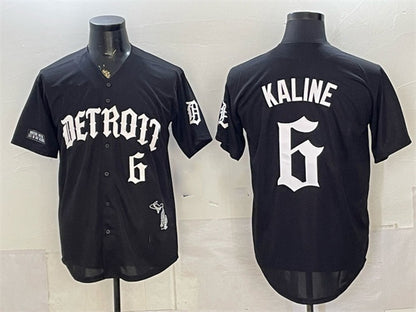 Detroit Tigers #6 Al Kaline 2026 Black RONA 'Motor Gothic Edition' Vapor Premier Limited Stitched Jersey