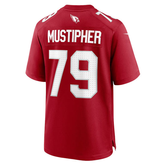 A.Cardinals #79 PJ Mustipher Cardinal RONA Team Game Jersey