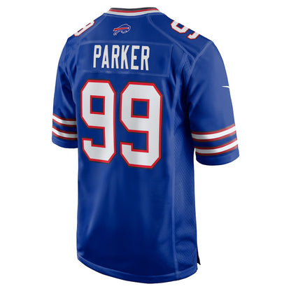 B.Bills #99 T.J. Parker Royal RONA Game Jersey