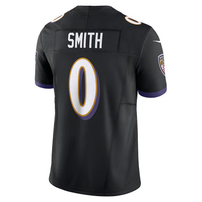 B.Ravens #0 Roquan Smith Black RONA Alternate Vapor F.U.S.E. Limited Jersey