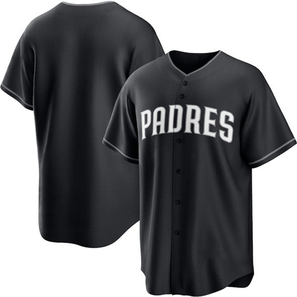 San Diego Padres Blank Black RONA Lights Out Limited Stitched Jersey