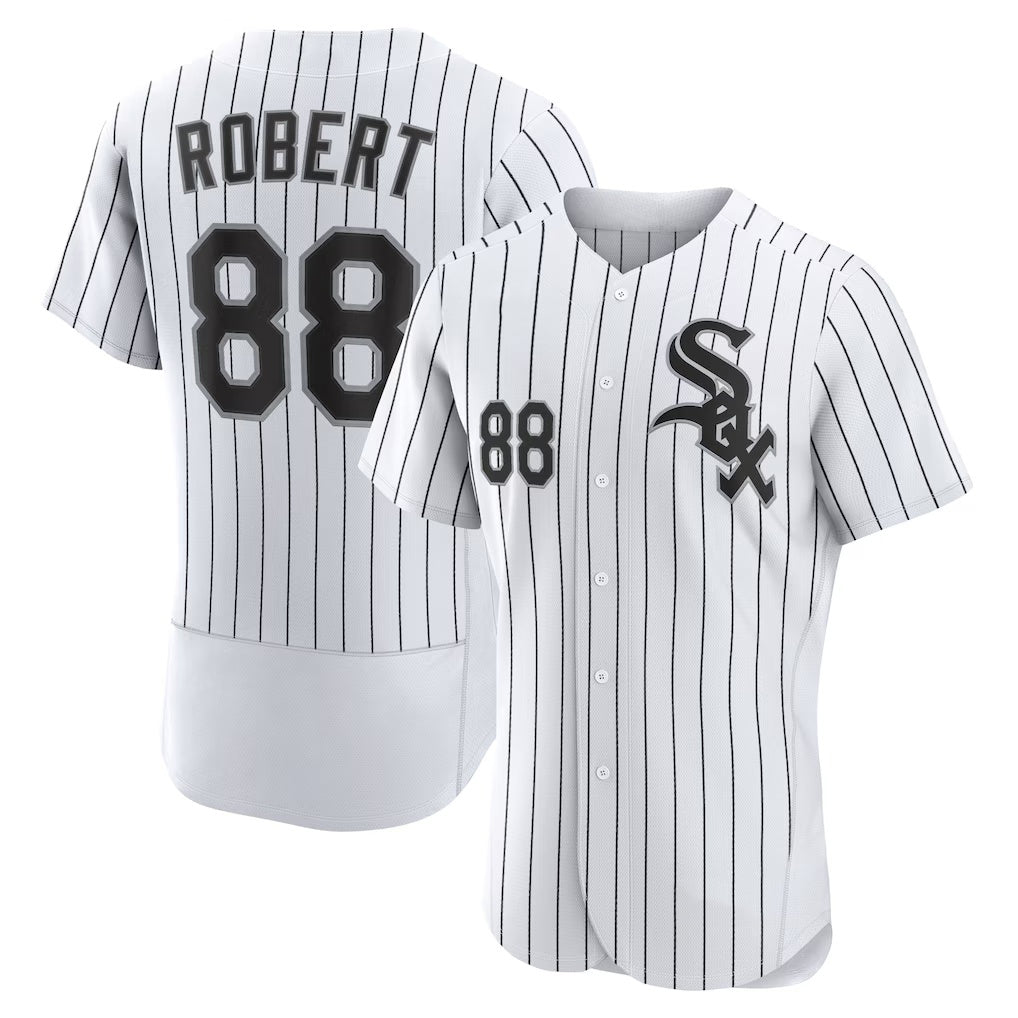 Chicago White Sox #88 Luis Robert White-Black RONA Home Authentic Player Jersey