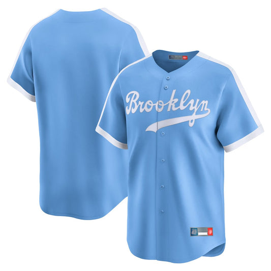 Los Angeles Dodgers Blank Player Light Blue RONA Cooperstown Collection Limited Stitched Jerseys