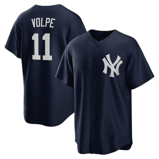 New York Yankees #11 Anthony Volpe Navy RONA Big & Tall Alternate Replica Player Jersey