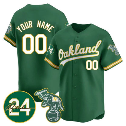 Custom Oakland Athletics Green RONA Jersey - Personalized