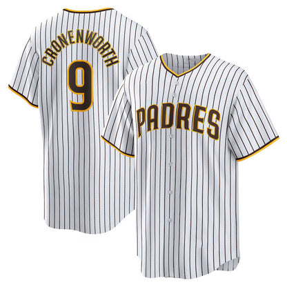 San Diego Padres #9 Jake Cronenworth White RONA Home Replica Jersey