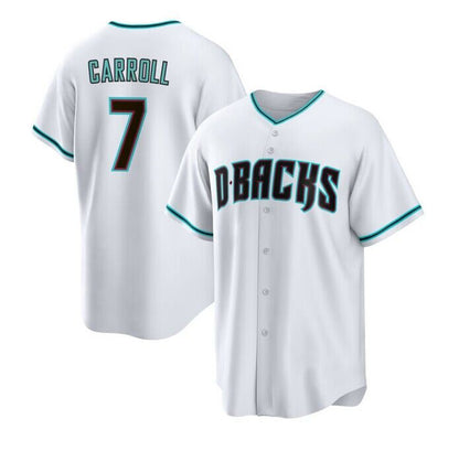 Arizona Diamondbacks #7 Corbin Carroll White RONA Cool Base Stitched Jerseys