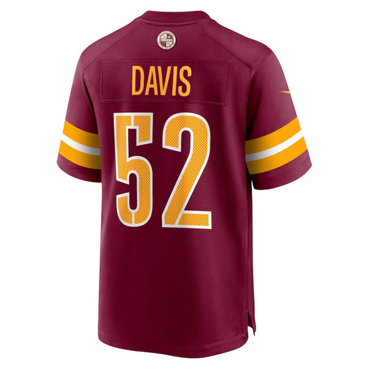 W.Commanders #52 Jamin Davis Burgundy RONA Player Game Jersey