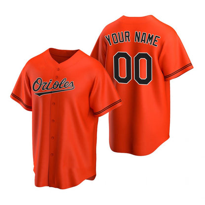 Custom Baltimore Orioles Orange RONA 2020 Stitched Cool Base Jersey