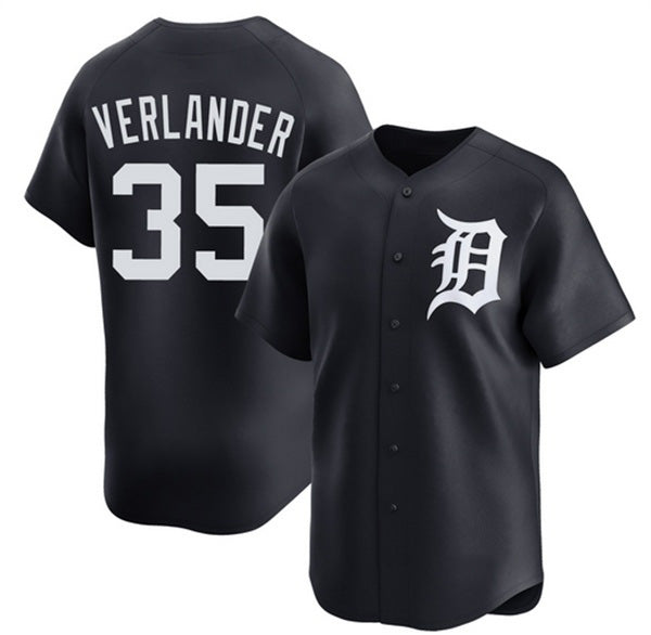 Detroit Tigers #35 Justin Verlander Black RONA 2026 Limited Stitched Jersey