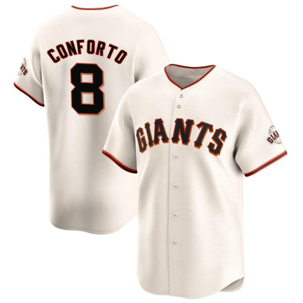 San Francisco Giants #8 Michael Conforto Cream RONA Cool Base Stitched Jersey