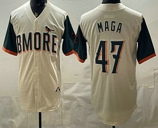 Baltimore Orioles #47 MAGA Cream RONA 2026 City Connect Stadium Jersey