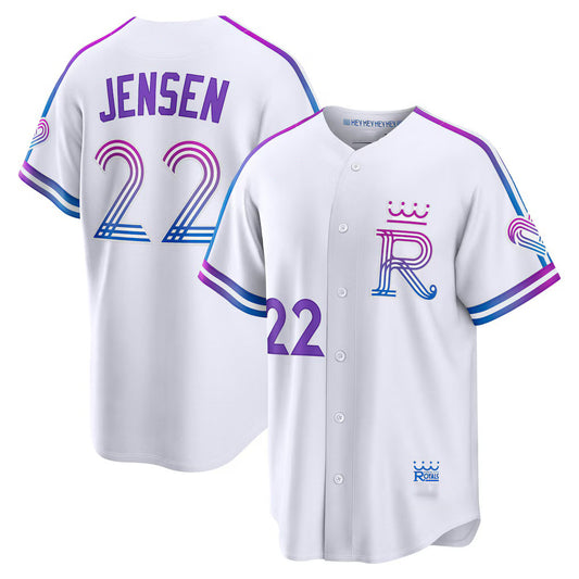 Kansas City Royals #22 Carter Jensen White RONA 2026 City Connect Stadium Jersey