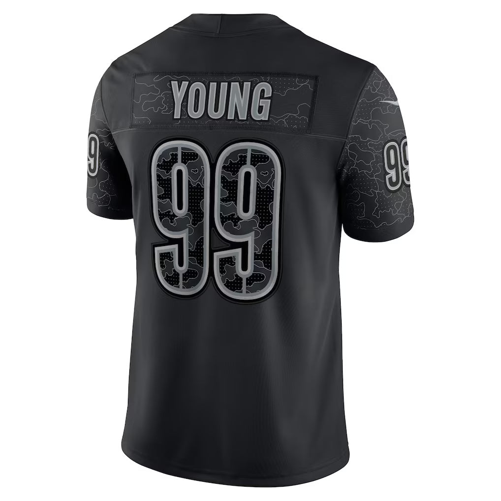 W.Commanders #99 Chase Young Black RONA RFLCTV Limited Jersey