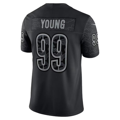 W.Commanders #99 Chase Young Black RONA RFLCTV Limited Jersey