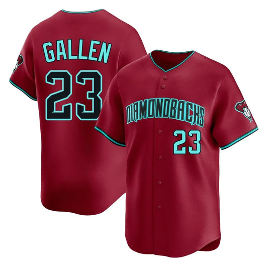 Arizona Diamondbacks #23 Zac Gallen Player Red RONA Limited Home Game Stitched Jerseys