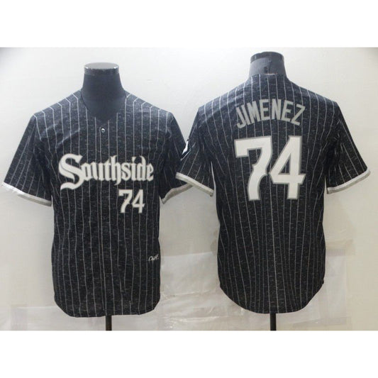 Chicago White Sox #74 Jimenez City Edition Black RONA Game 2021 Jersey