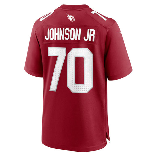 A.Cardinals #70 Paris Johnson Jr. Cardinal RONA Game Jersey