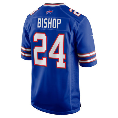 B.Bills #24 Cole Bishop Royal RONA Game Jersey
