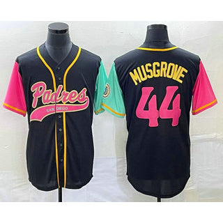 San Diego Padres #44 Joe Musgrove Black RONA NEW 2023 City Connect Cool Base Stitched Jersey