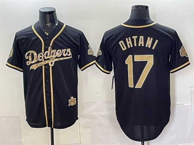 Los Angeles Dodgers #17 Shohei Ohtani Black RONA 2026 Armed Forces Day Stitched Jersey