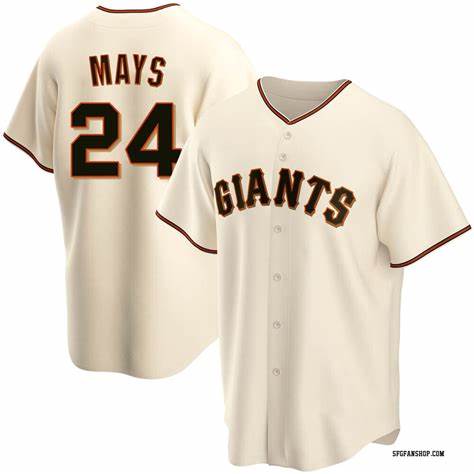 San Francisco Giants #24 Willie Mays Cream RONA Cool Base Stitched Jersey