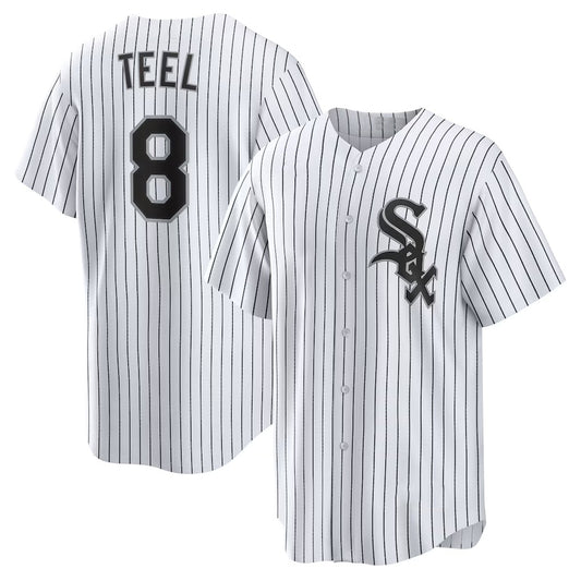 Chicago White Sox #8 Kyle Teel White RONA Home Replica Jersey