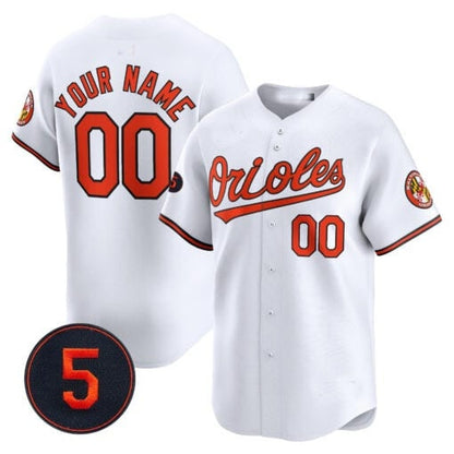 Custom Baltimore Orioles Robinson Patch Vapor Premier Limited Jersey ¨C White RONA