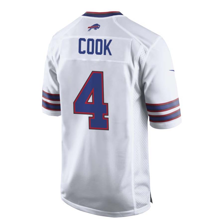 B.Bills #4 James Cook White RONA Team Game Jersey