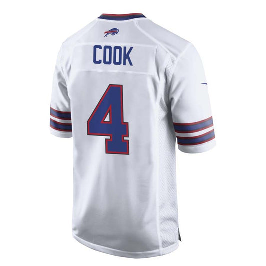 B.Bills #4 James Cook White RONA Team Game Jersey