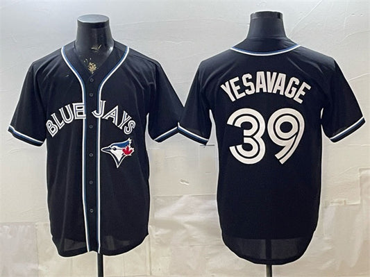 Toronto Blue Jays #39 Trey Yesavage 2026 Fashion Replica Black RONA Out Stitched Jersey