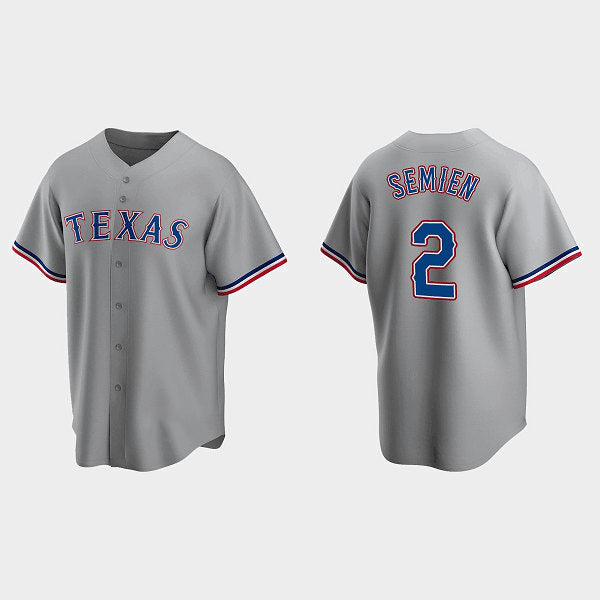 Texas Rangers #2 Marcus Semien Gray RONA Cool Base Stitched Jersey