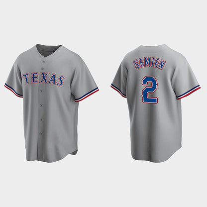 Texas Rangers #2 Marcus Semien Gray RONA Cool Base Stitched Jersey